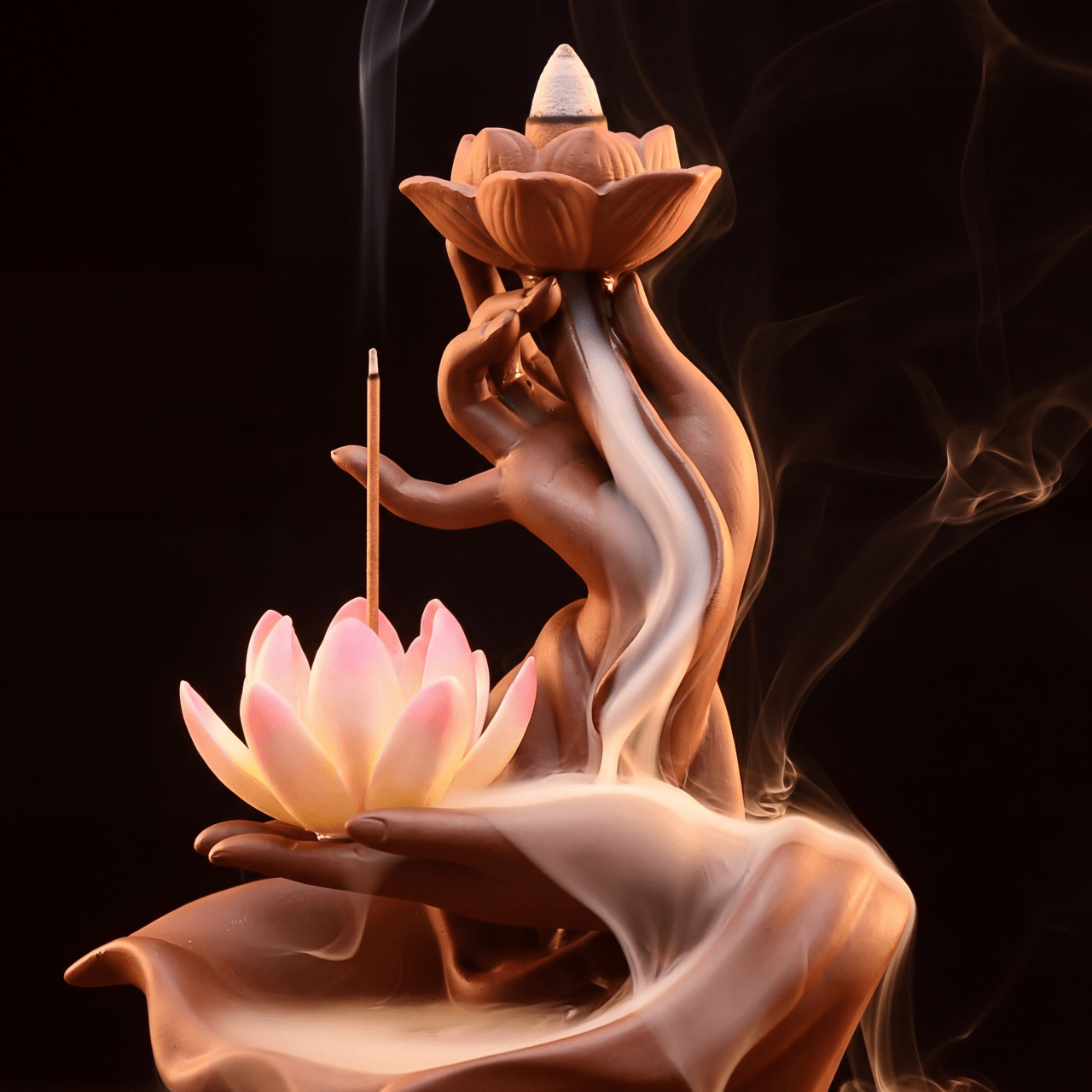Lotus - Calming Incense Lamp - Feylona