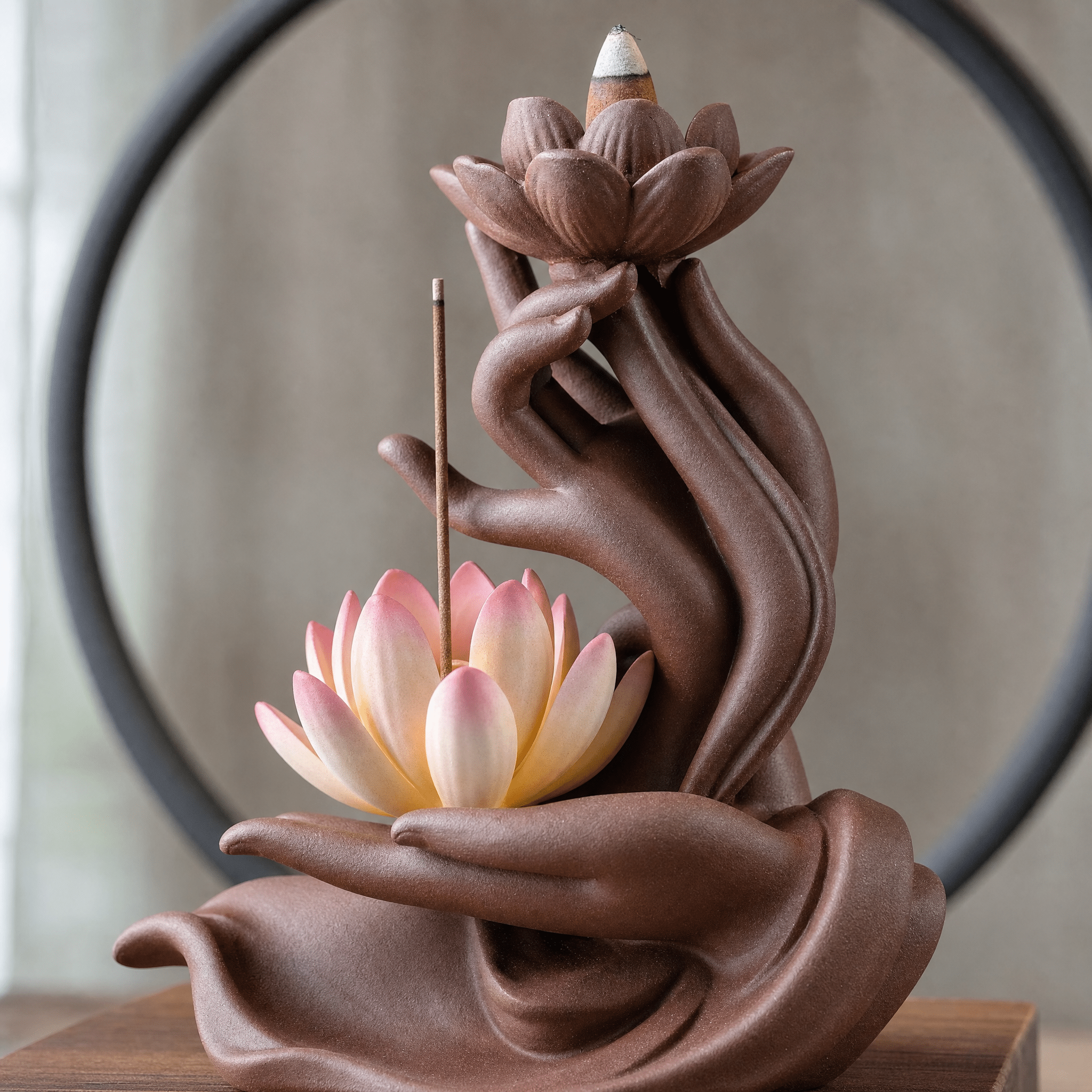 Lotus - Calming Incense Lamp - Feylona