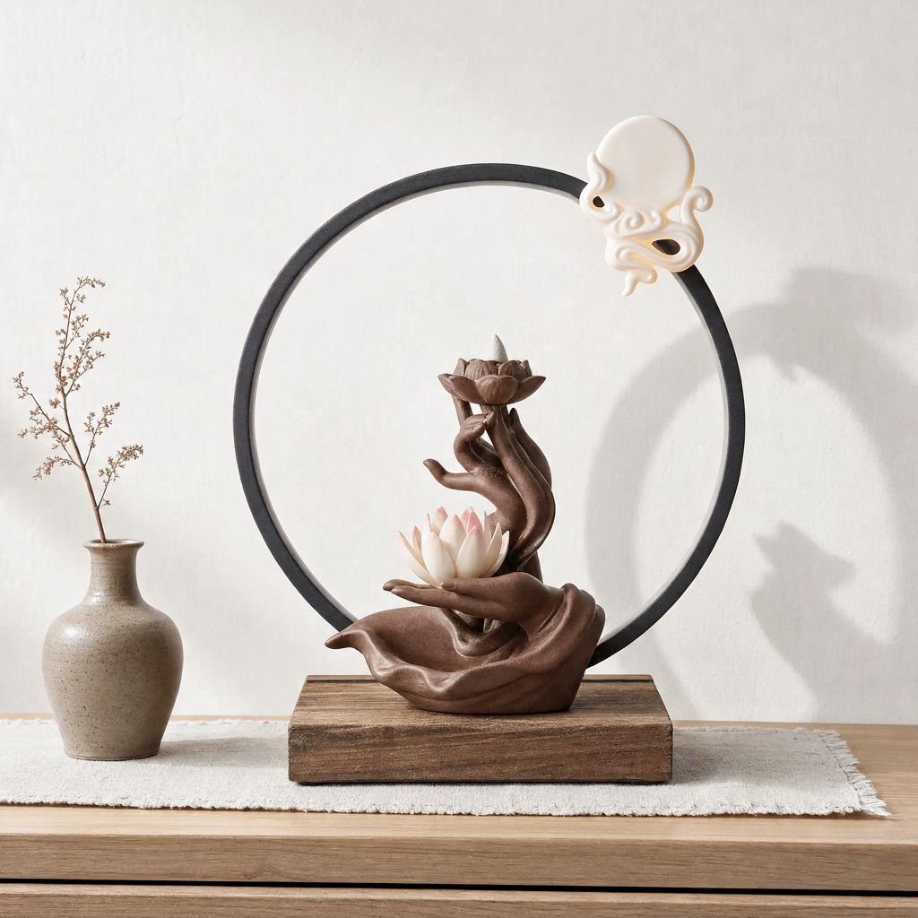 Lotus - Calming Incense Lamp - Feylona